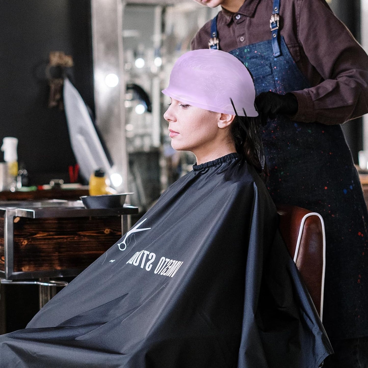 Silicone Professionale Uniforme Di Qualità Riutilizzabile Per Tintura Ai Capelli