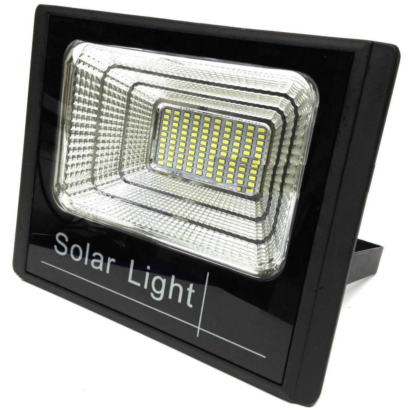 Faro A Led Da 50W SMD Luce Bianca Con Pannello Solare, Sensore E Telecomando