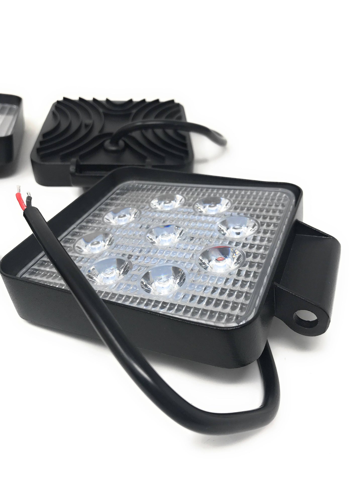 Faro 27W Quadrato Faretto Led Da Lavoro 9 Led Da 3W Di Profondità Auto Barca