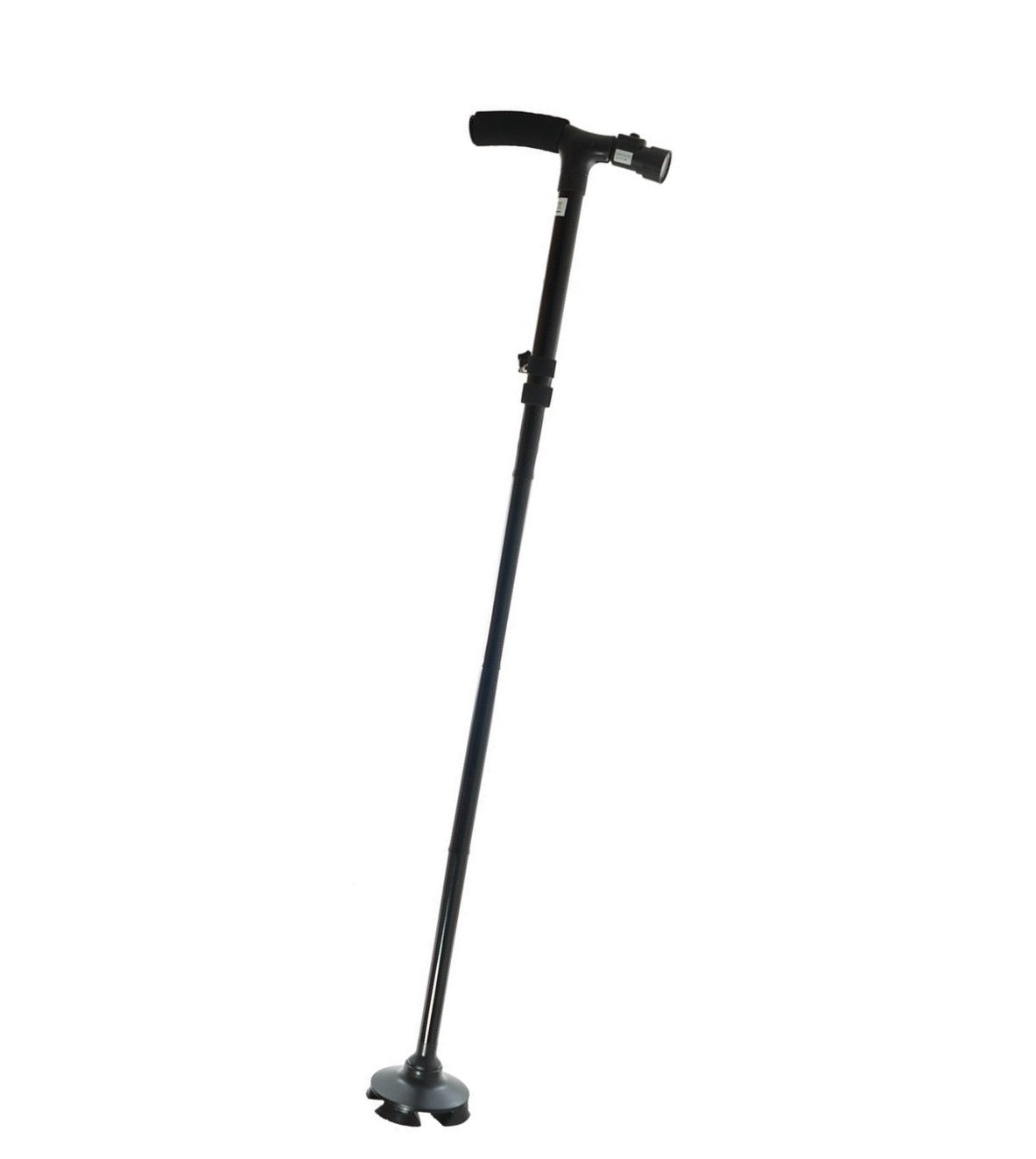 Bastone Da Passeggio Pieghevole Con Luce Torcia A Led E Altezza Regolabile