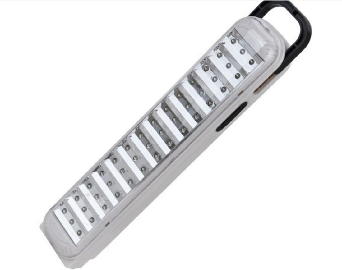 Luce Di Emergenza Torcia Portatile Lampada Ricaricabile Bianca 42 Led Con Cavo