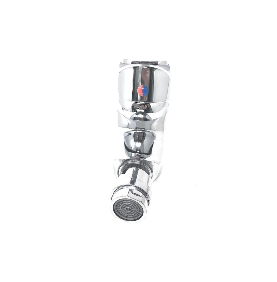 Rubinetto Miscelatore Con Flessibili In Ottone Con Testa Mobile Per Bidet Lavabo