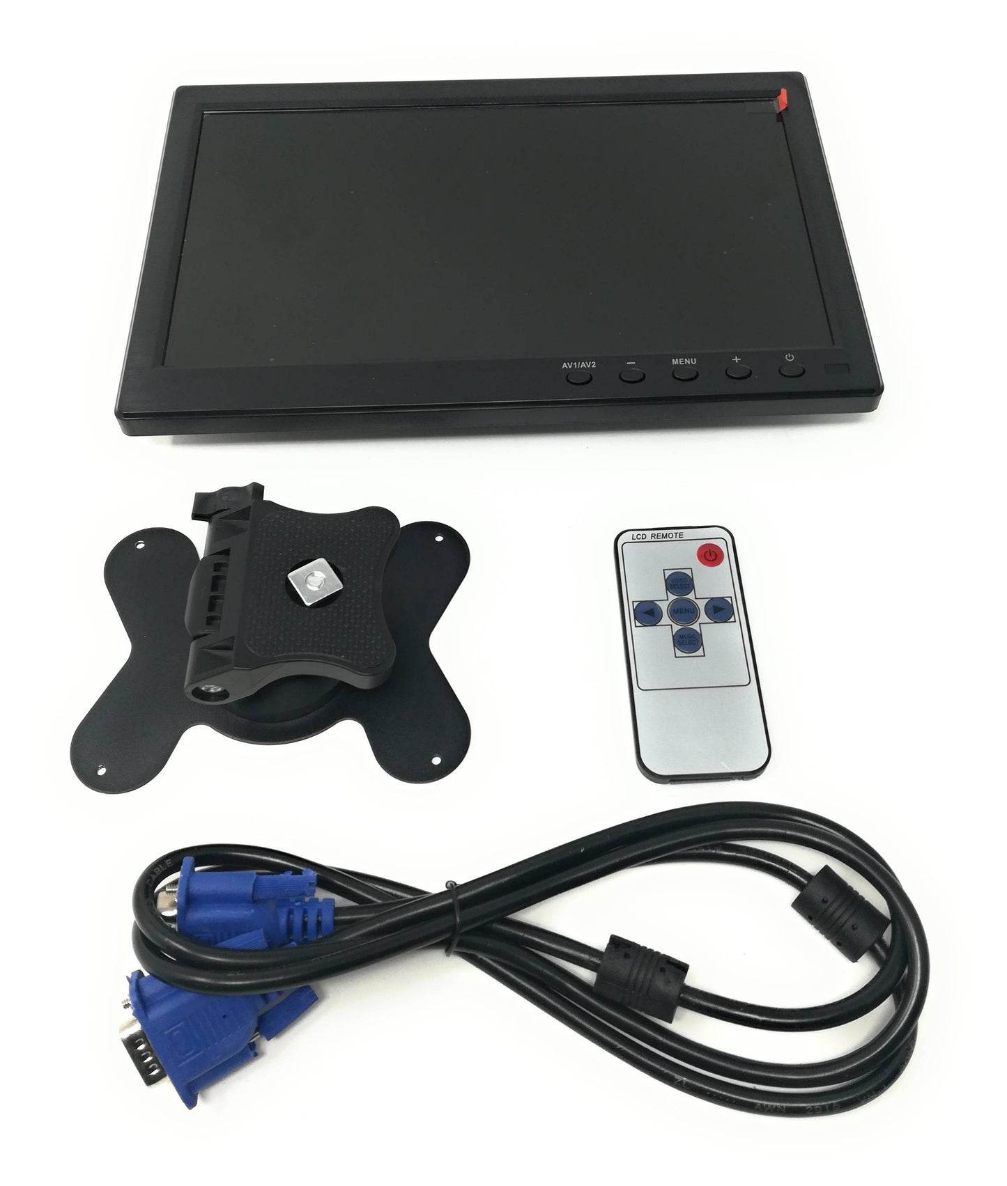 Monitor LCD 10.1 Pollici Full HDMI Con Telecomando Per Auto Videosorveglianza