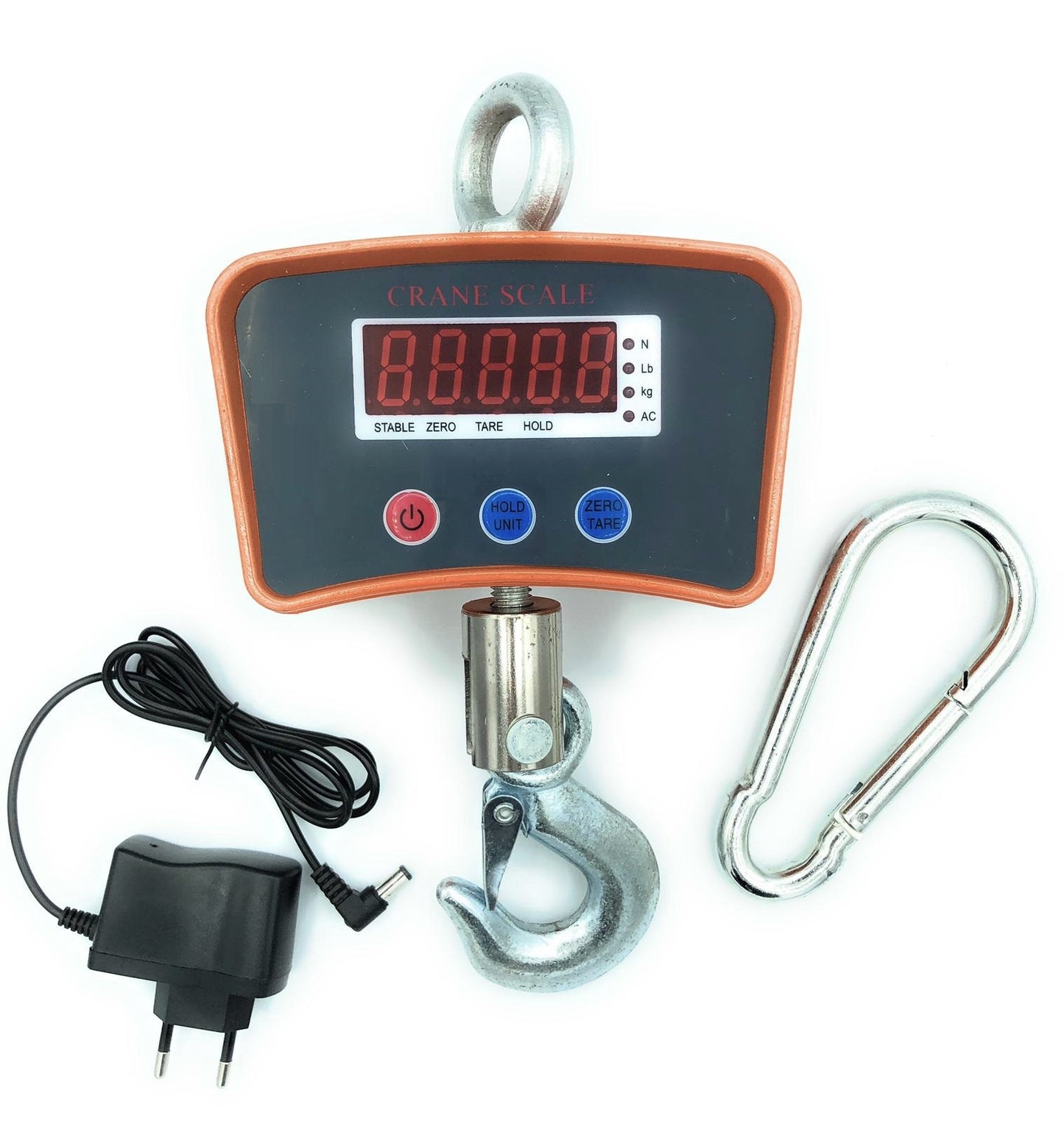 Bilancia Professionale Digitale Industriale Con Gancio Dinamometro Molla 1000 Kg