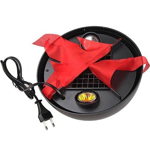 Lampada Effetto Fuoco Con Fiamma Finta Luci A Led Rosse E Catena A Sospensione