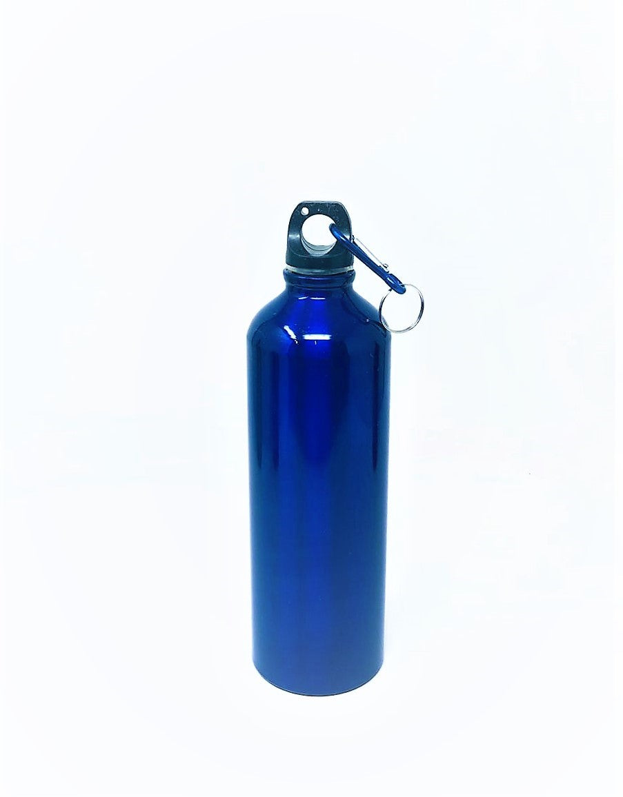 Borraccia In Alluminio Leggero Da 750 Ml Con Chiusura Ermetica E Gancio Lavabile