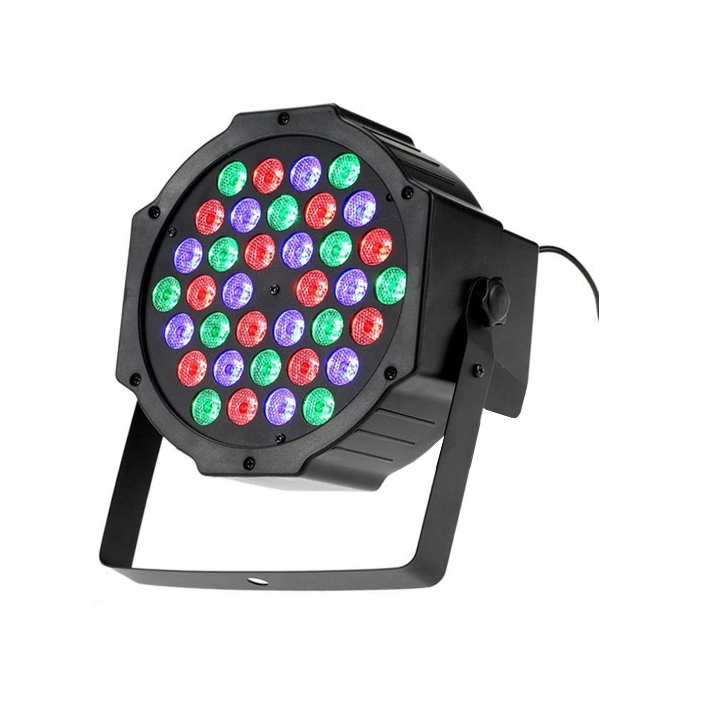Faro Rgb 36W Con 36 Led Di Vari Colori X Discoteca Sensore Sonoro Luce Colorata