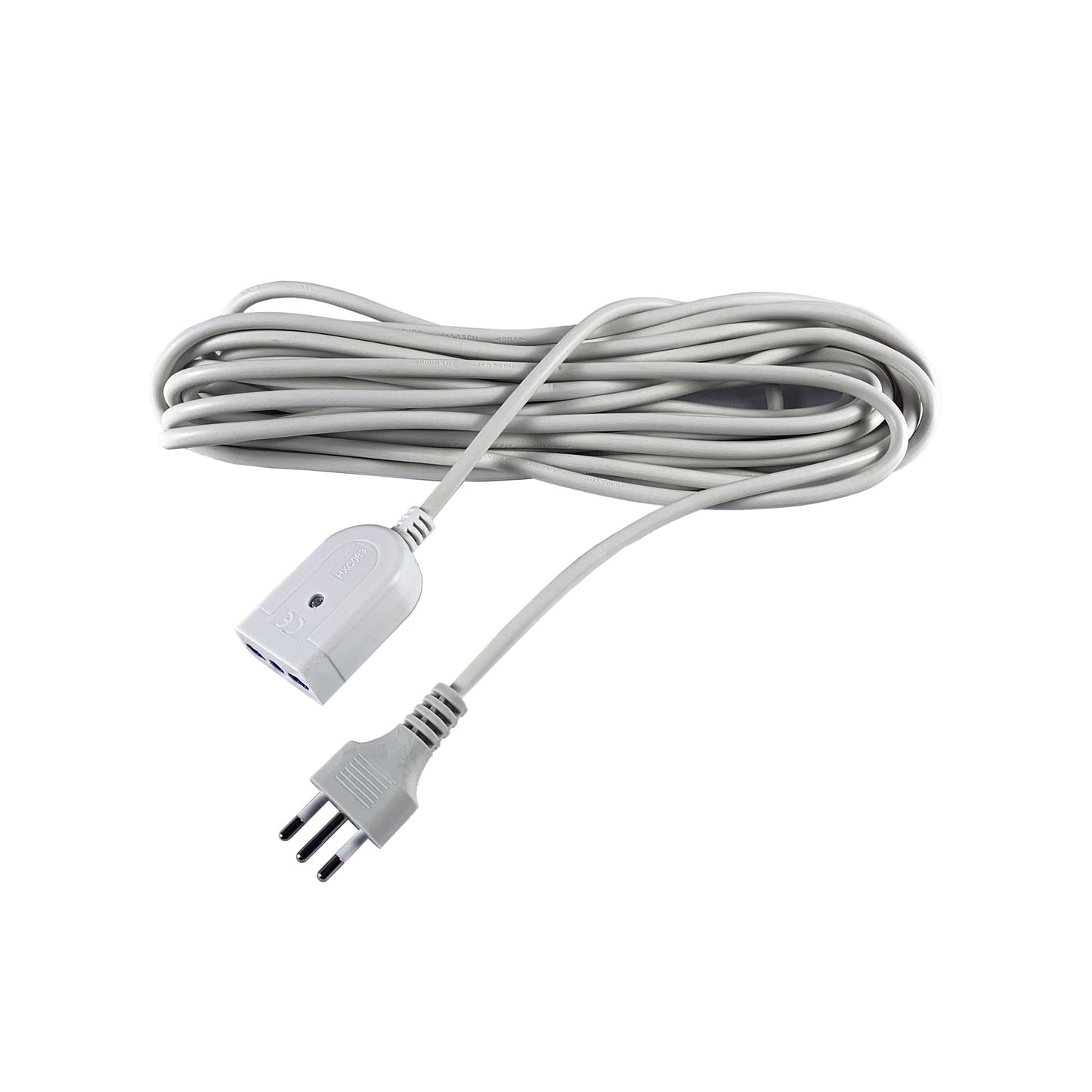 Prolunga da 10 M con Presa Bipasso Resistente, per Dispositivi Elettronici