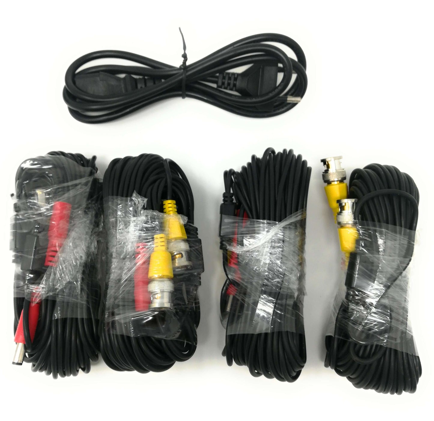 Kit Videosorveglianza 4 Canali Telecamere Infrarossi Dvr Alimentatori Prolunghe