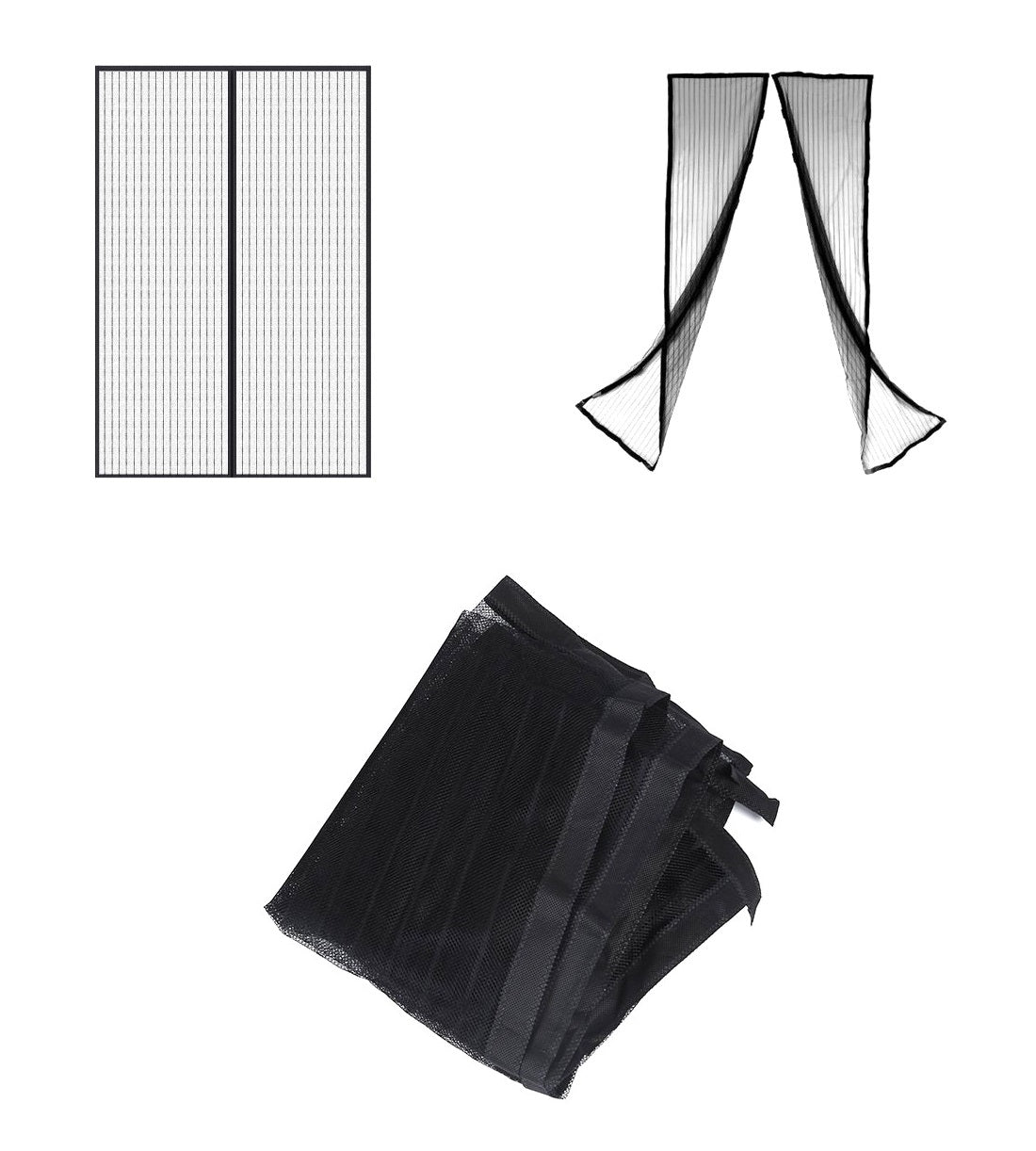 Zanzariera Magnetica Anti Zanzare Mosche A Tenda 240x140 Cm Per Porte Finestre