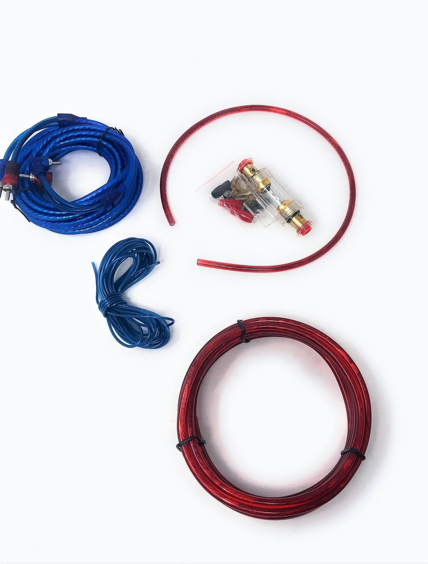 Kit Completo Di Cavi RCA Audio Per Installazione Amplificatore Auto Subwoofer