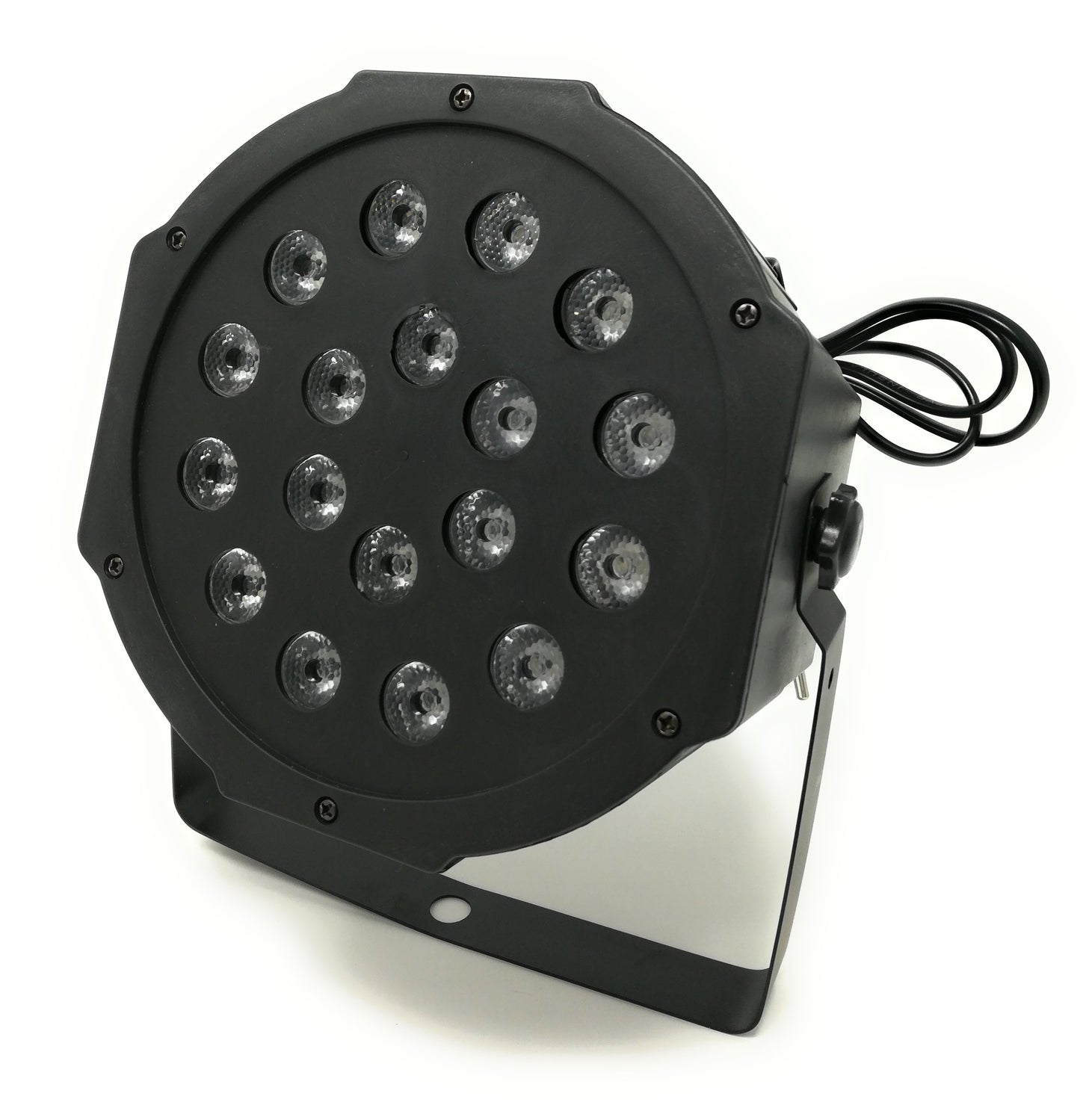Faro Rgb 18W Faretto 18 Led Vari Colori Discoteca Sensore Sonoro Luce Colorata