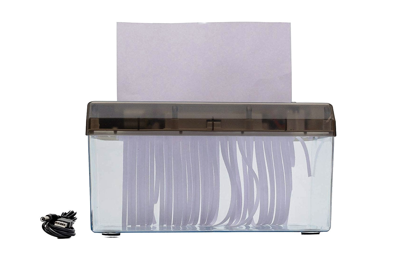 Distruggi Documenti Elettrico Trita Carta A4 A Strisce Con Presa USB O Batterie