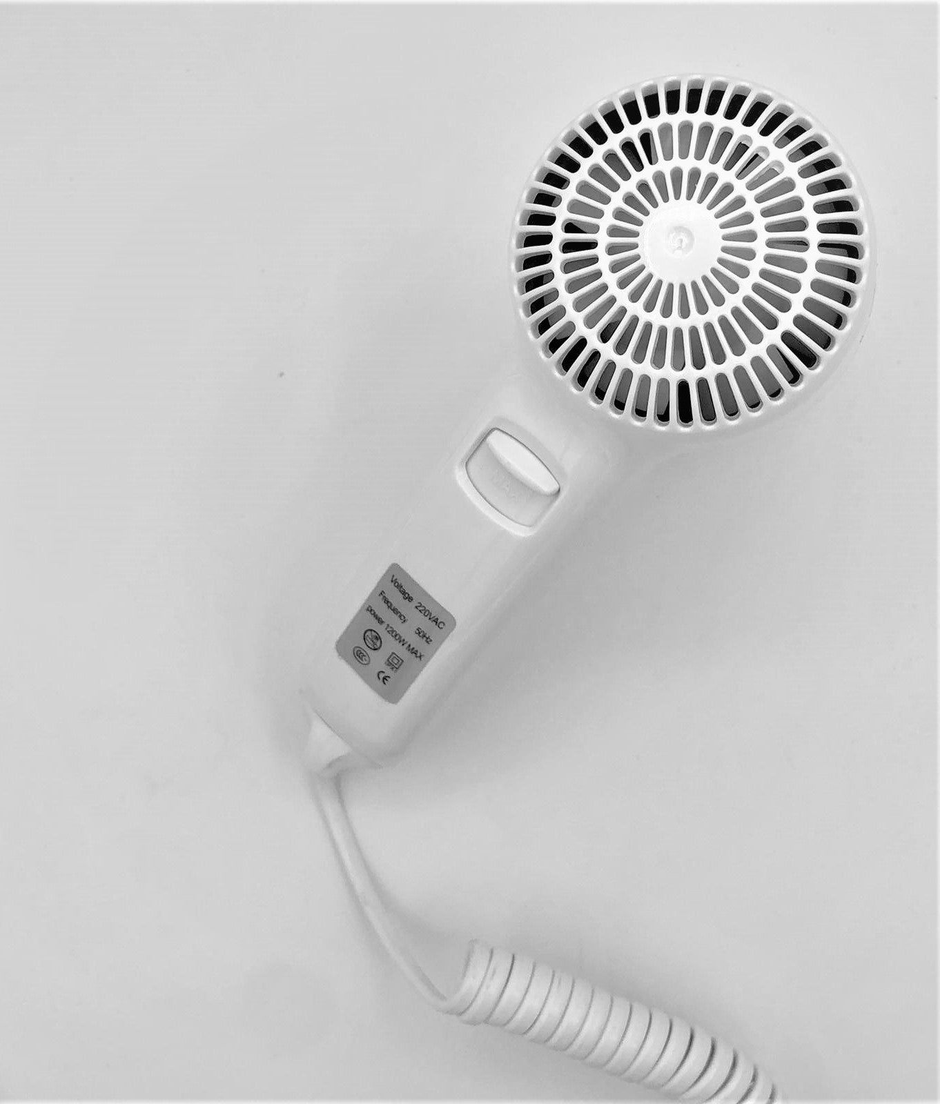 Asciugacapelli Phon Da Parete Muro Per Bagno Albergo Hotel Spogliatoio Da 1300W