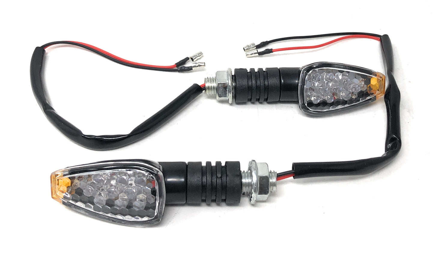 Coppia Di Indicatori Di Direzione Impermeabili Universali Per Moto Frecce Led
