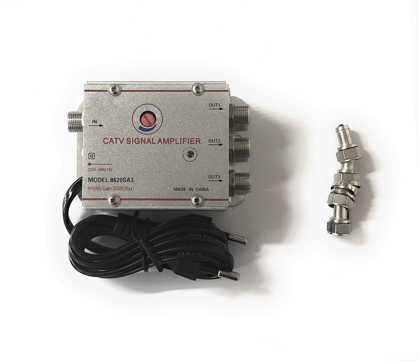 Amplificatore Digitale Terreste Per Antenne Tv Analogica O Digitale A 3 Uscite