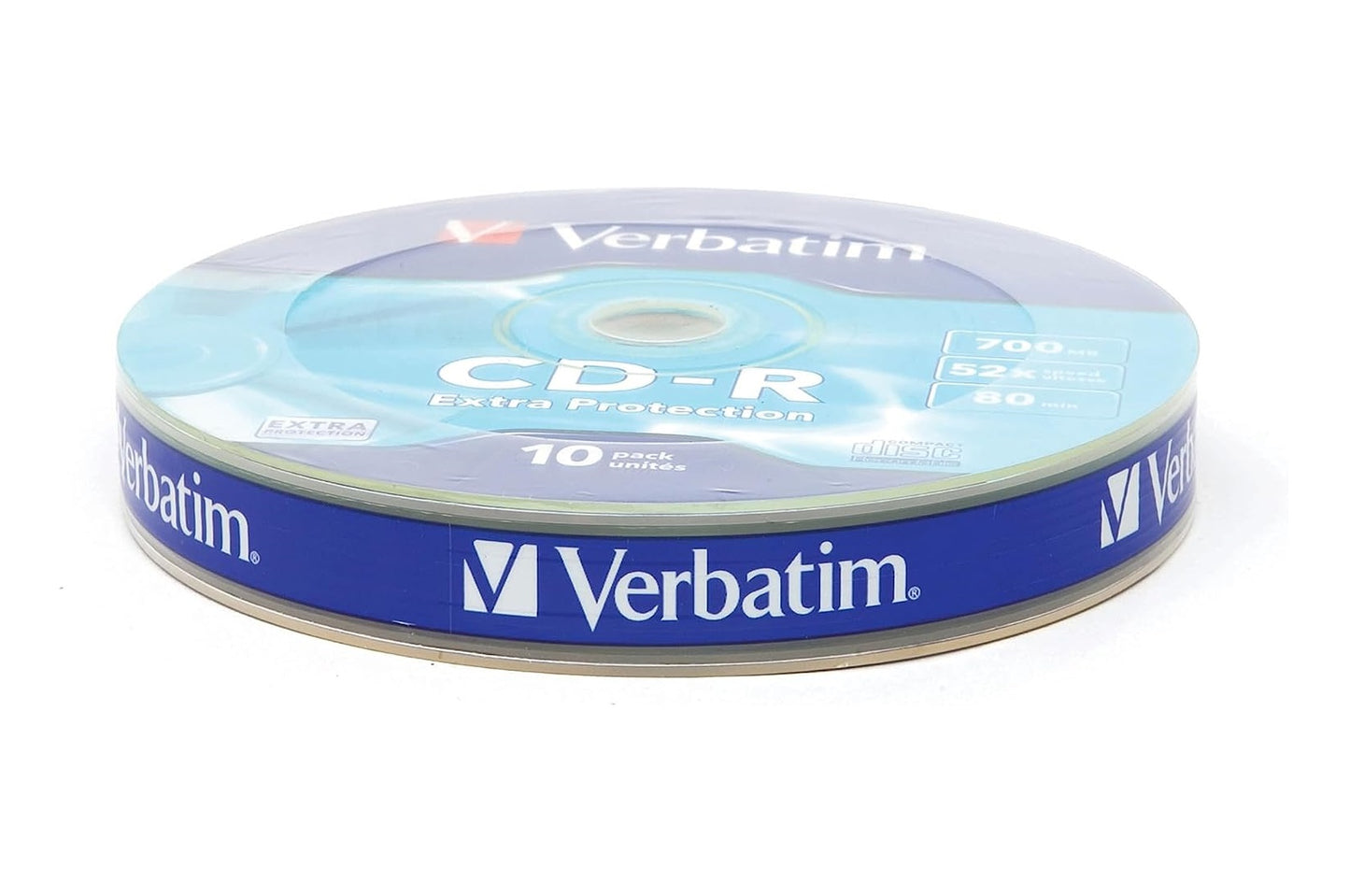 Dischi Verbatim CD-R 80 MIN Datalife Protection 700 MB Confezione da 10 Pz