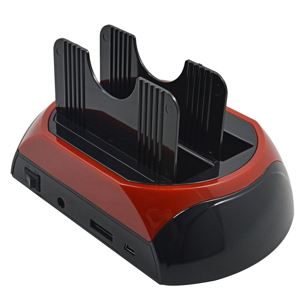 Docking Station 2 Hard Disk 2.5 3.5 Sata Ide E-Sata Usb 2.0 3.0 Lettore Hdd Sd