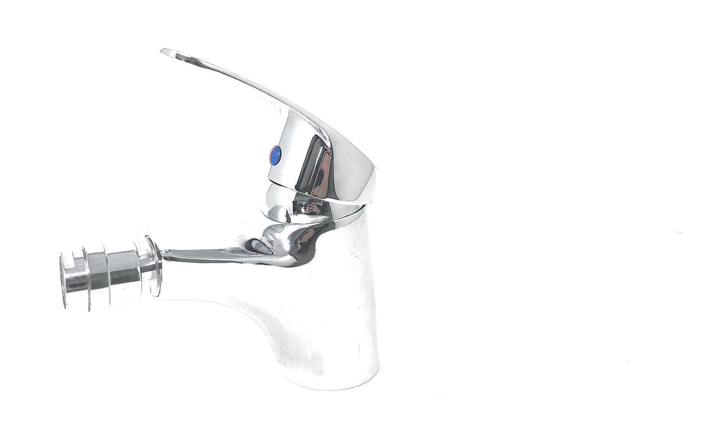 Rubinetto Miscelatore Con Flessibili In Ottone Con Testa Mobile Per Bidet Lavabo