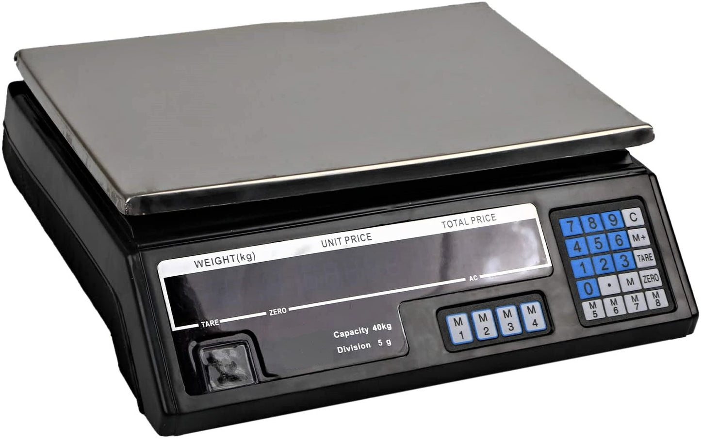 Bilancia Elettronica Digitale Professionale Da 5 Gr A 40 Kg In Acciaio Inox
