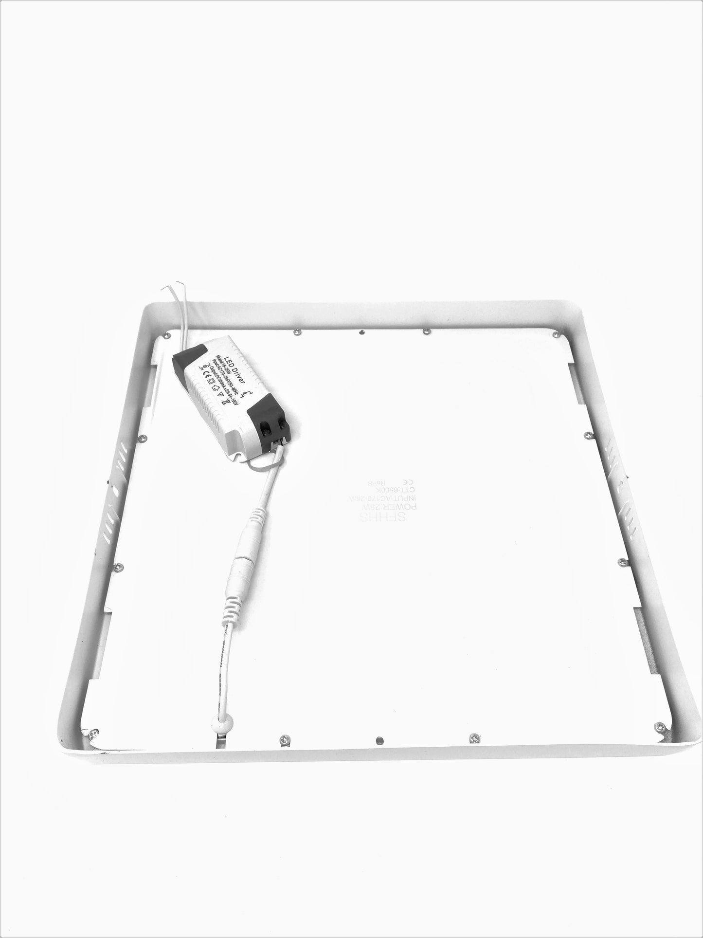Pannello Led Da 25 W Quadrato 28 X 28 Cm Lampada Plafoniera Da Superficie Bianca