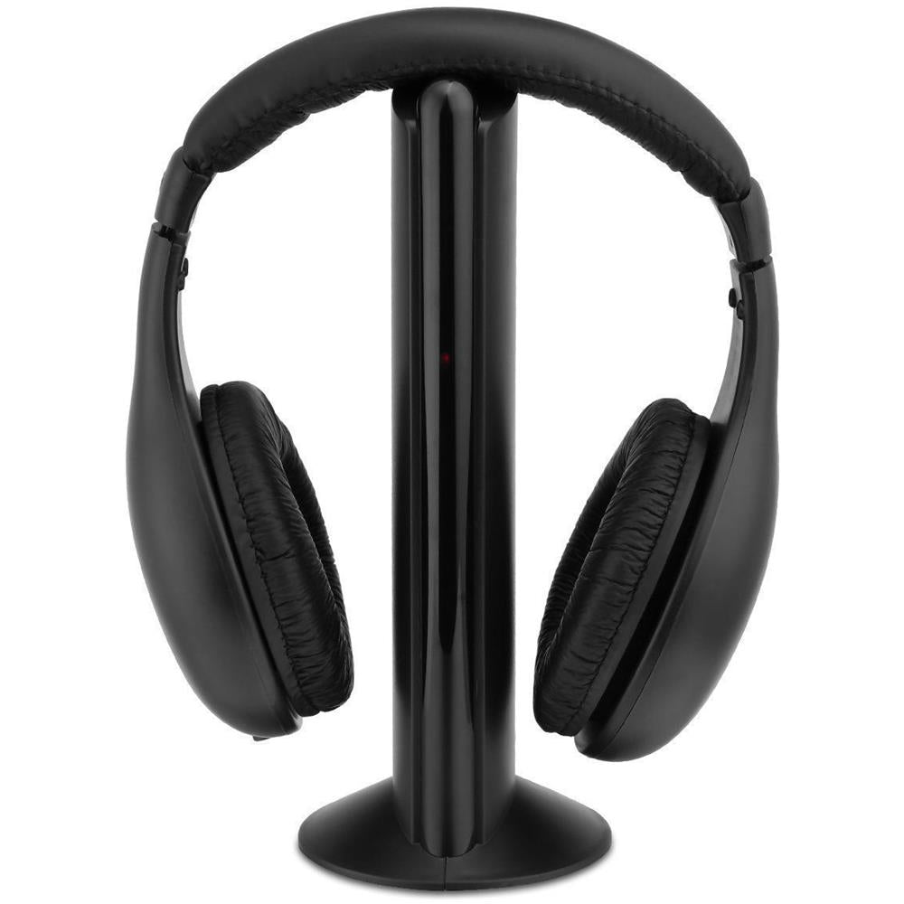 Cuffie Stero Wireless Senza Fili Cuffia Stereo Per Pc Game Player DVD TV MP3