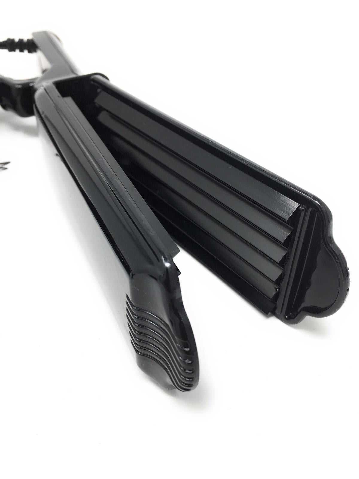 Piastra Professionale Per Capelli Effetto Frisé Da 45W In Tormalina 220°C