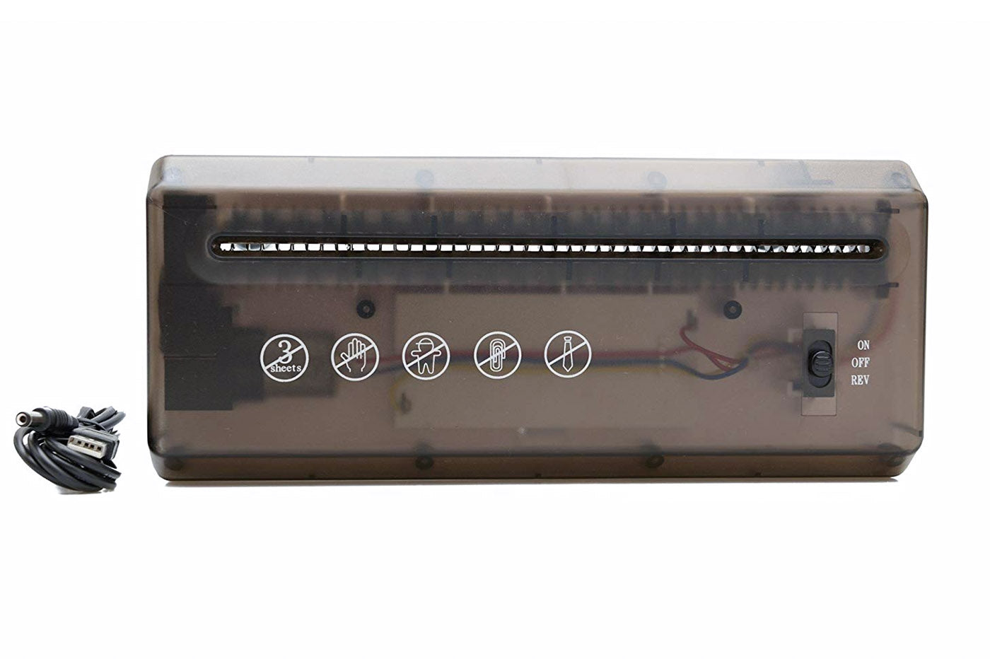 Distruggi Documenti Elettrico Trita Carta A4 A Strisce Con Presa USB O Batterie