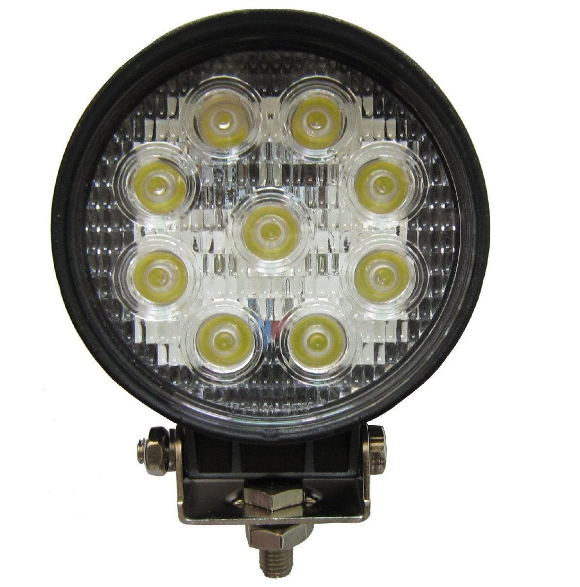 Faro 27W Rotondo Faretto Led Da Lavoro 9 Led Da 3W Di Profondità Auto Barca