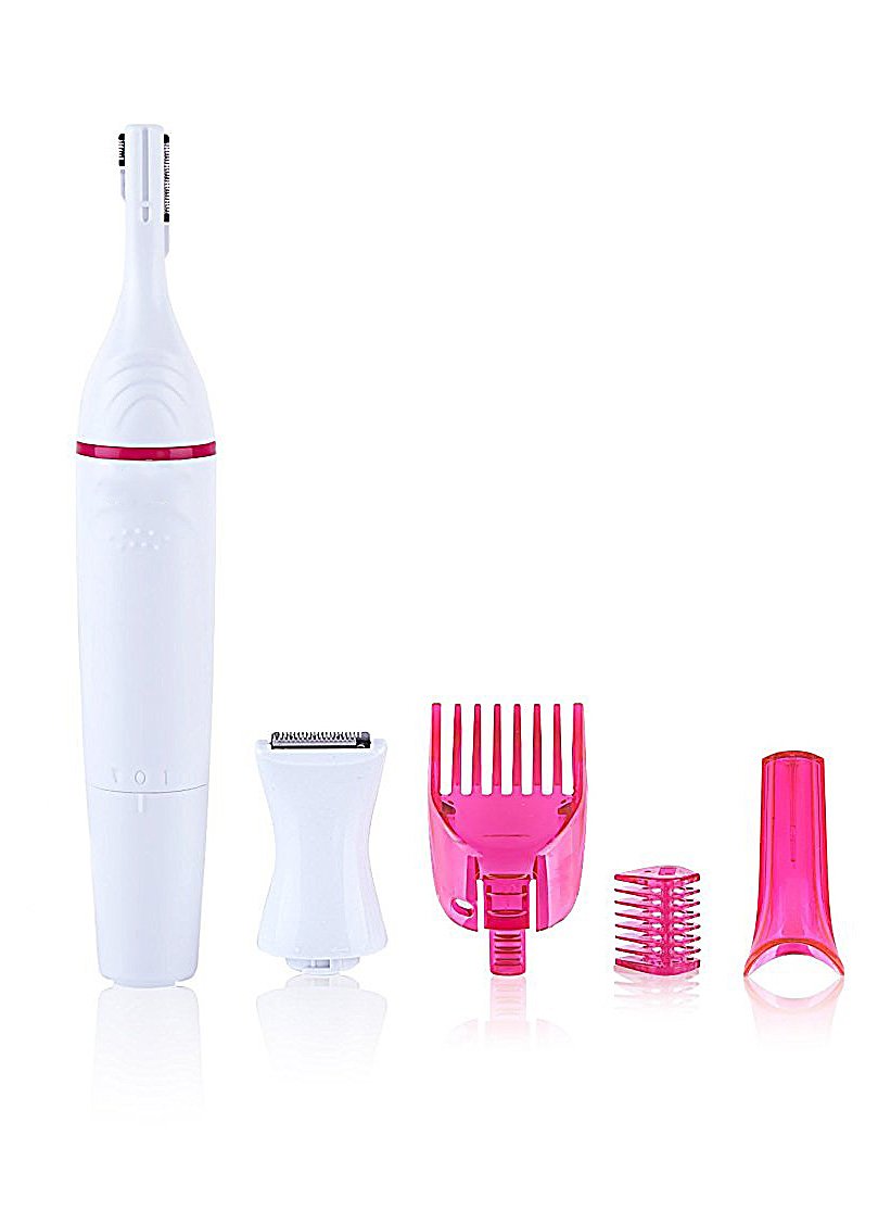 Rasoio Elettrico Viso Ascelle Bikini Precisione Rifinitura Sopracciglia Beauty
