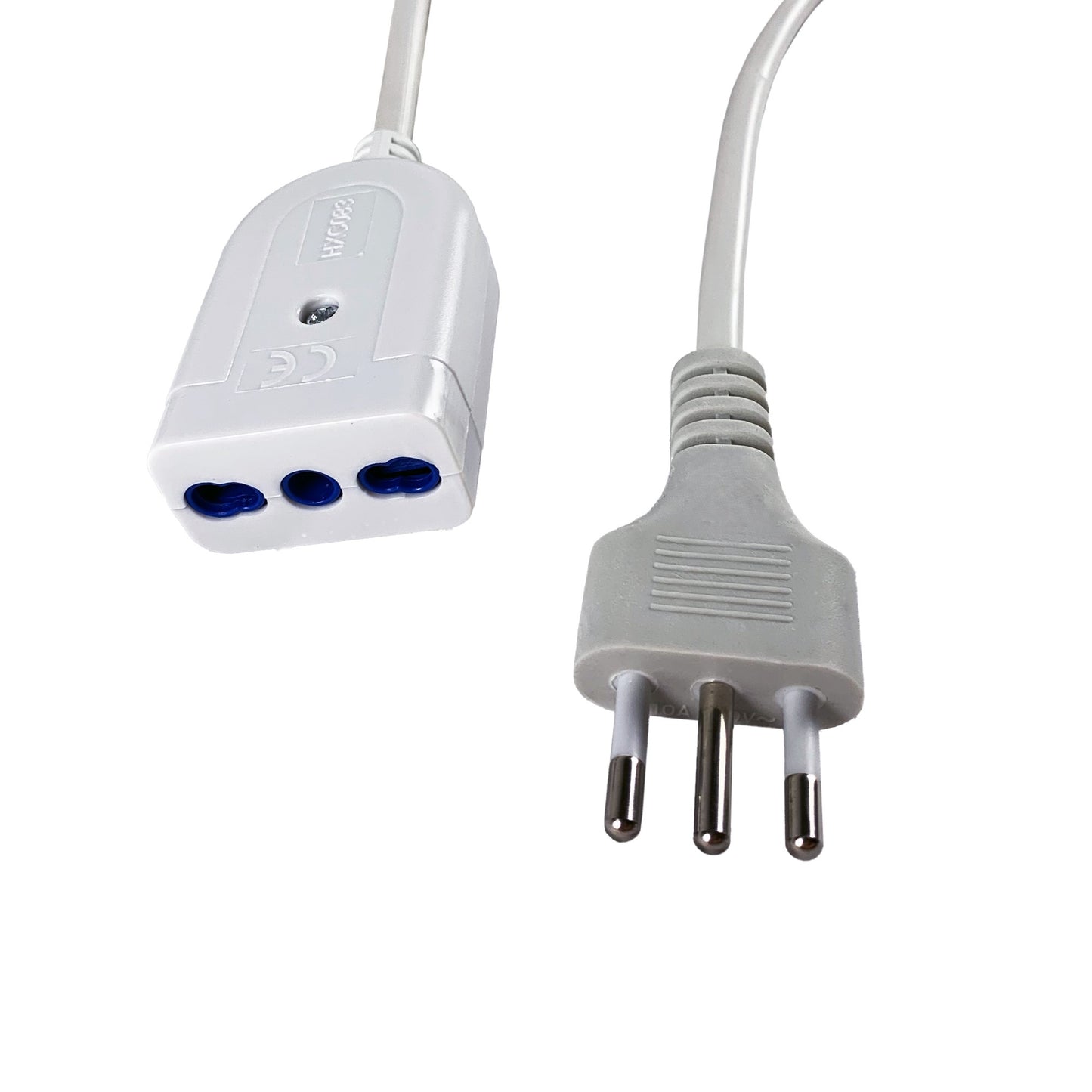 Prolunga da 10 M con Presa Bipasso Resistente, per Dispositivi Elettronici