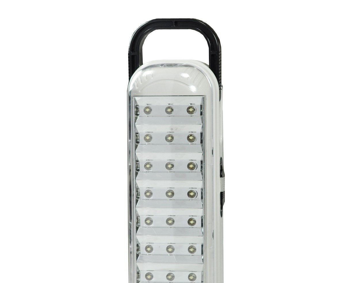 Luce Di Emergenza Torcia Portatile Lampada Ricaricabile Bianca 63 Led Con Cavo