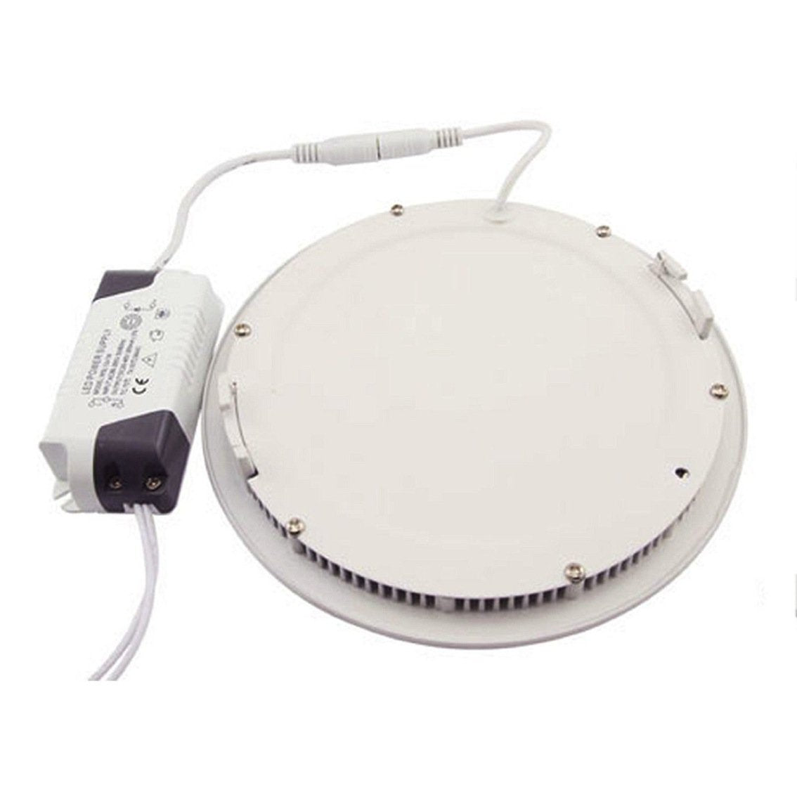 Lampada Pannello Led 18W Rotondo 22 X 22 Cm Plafoniera Ad Incasso Luce Naturale