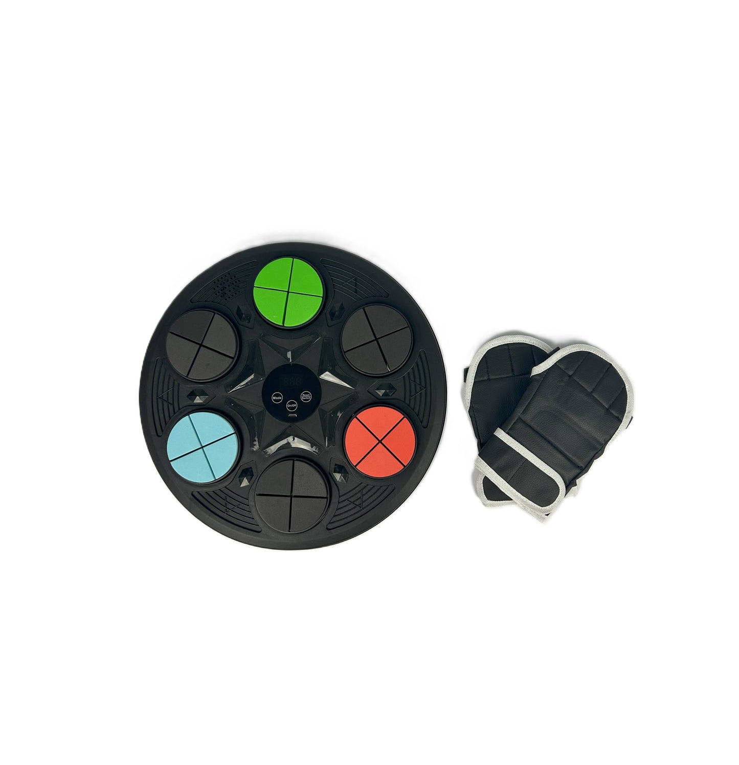 Macchina da Boxe Musicale Professionale con Effetti Luminosi e Guanti Inclusi