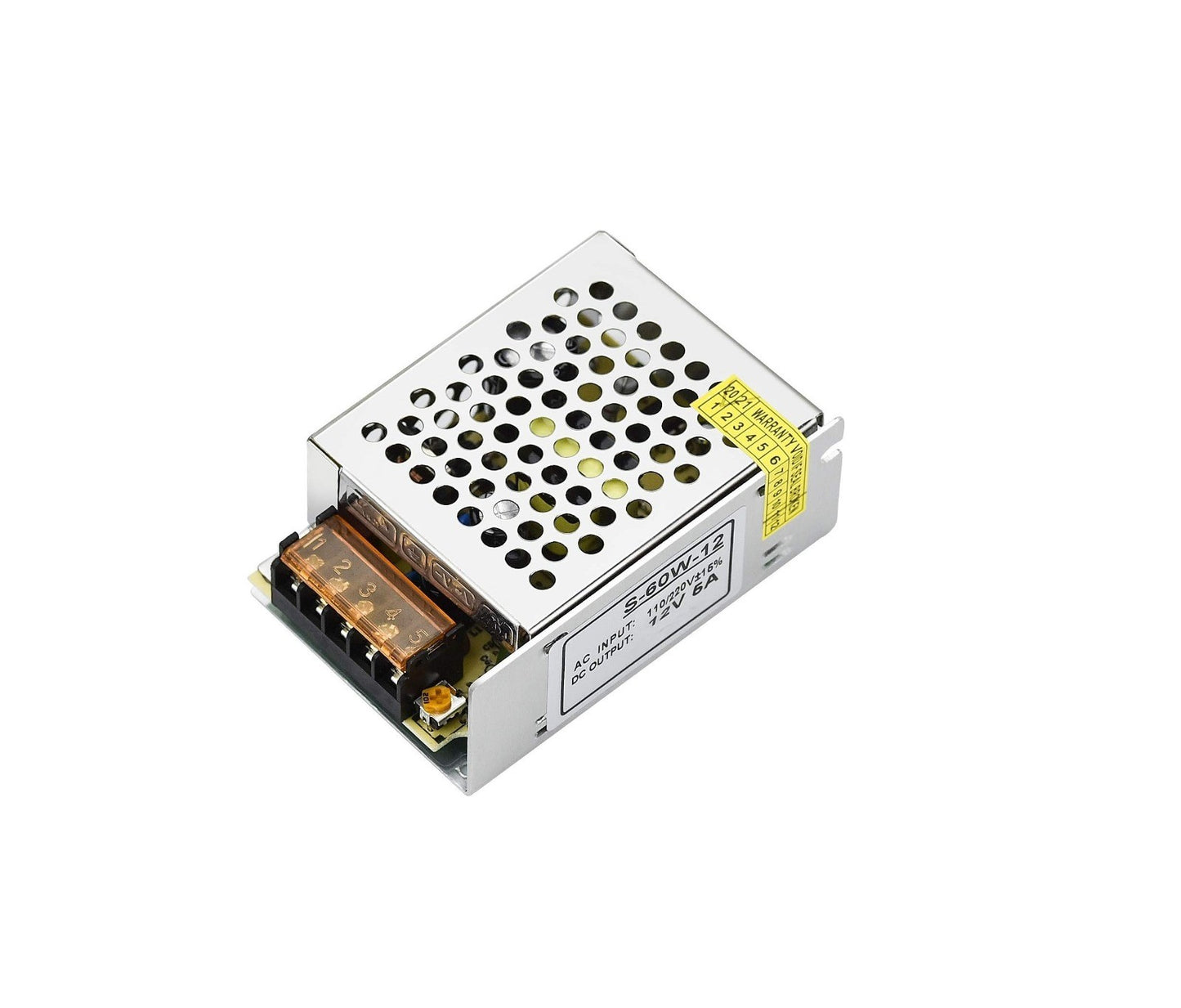 Alimentatore 5A da 60W Stabilizzato per Strisce Led con Protezione Sovraccarico