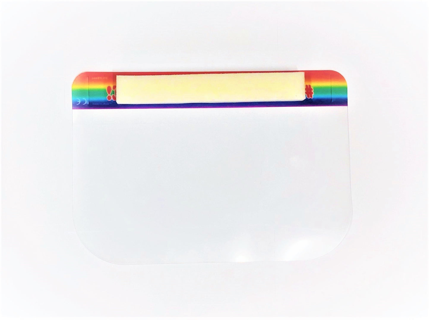Visiera Protettiva Arcobaleno Integrale In Policarbonato Trasparente Regolabile