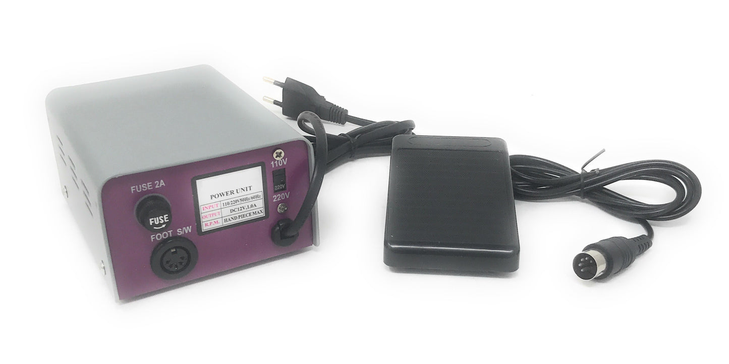 Fresa Professionale Con Pedale Per Manicure Pedicure Ricostruzione Unghie Nail