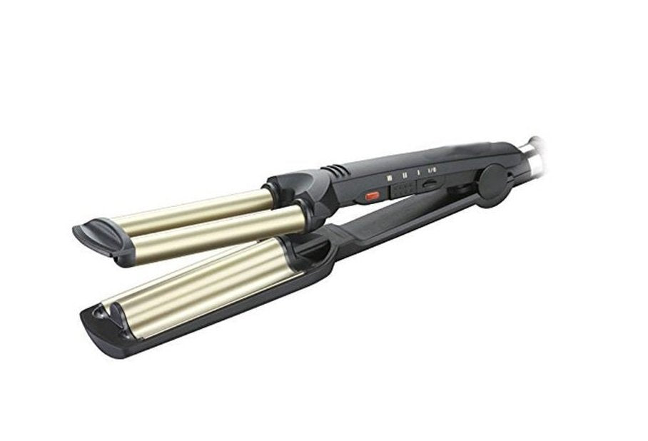 Piastra Arriccia Capelli A 3 Rami Effetto Ricci Ondulatore Professionale 200°C