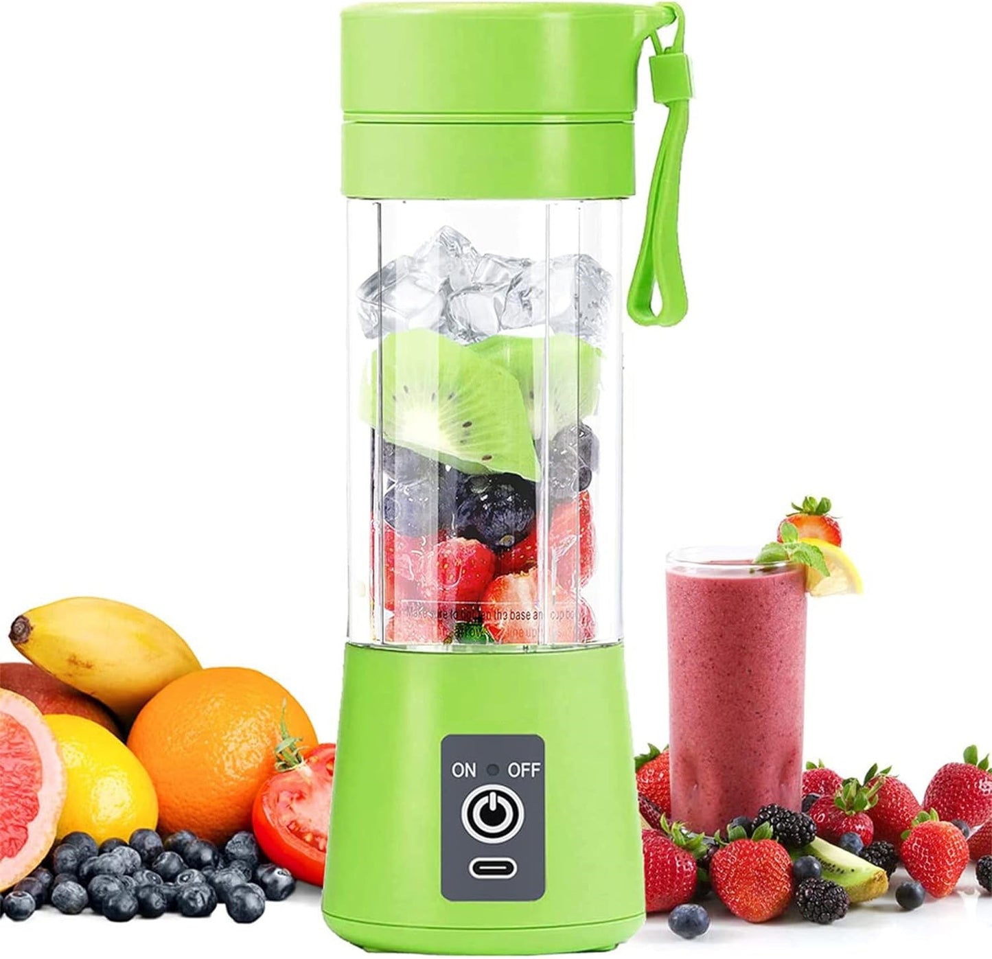 Mini Frullatore Portatile Elettrico Con Ricarica USB Adatto Per Frullati 380 Ml