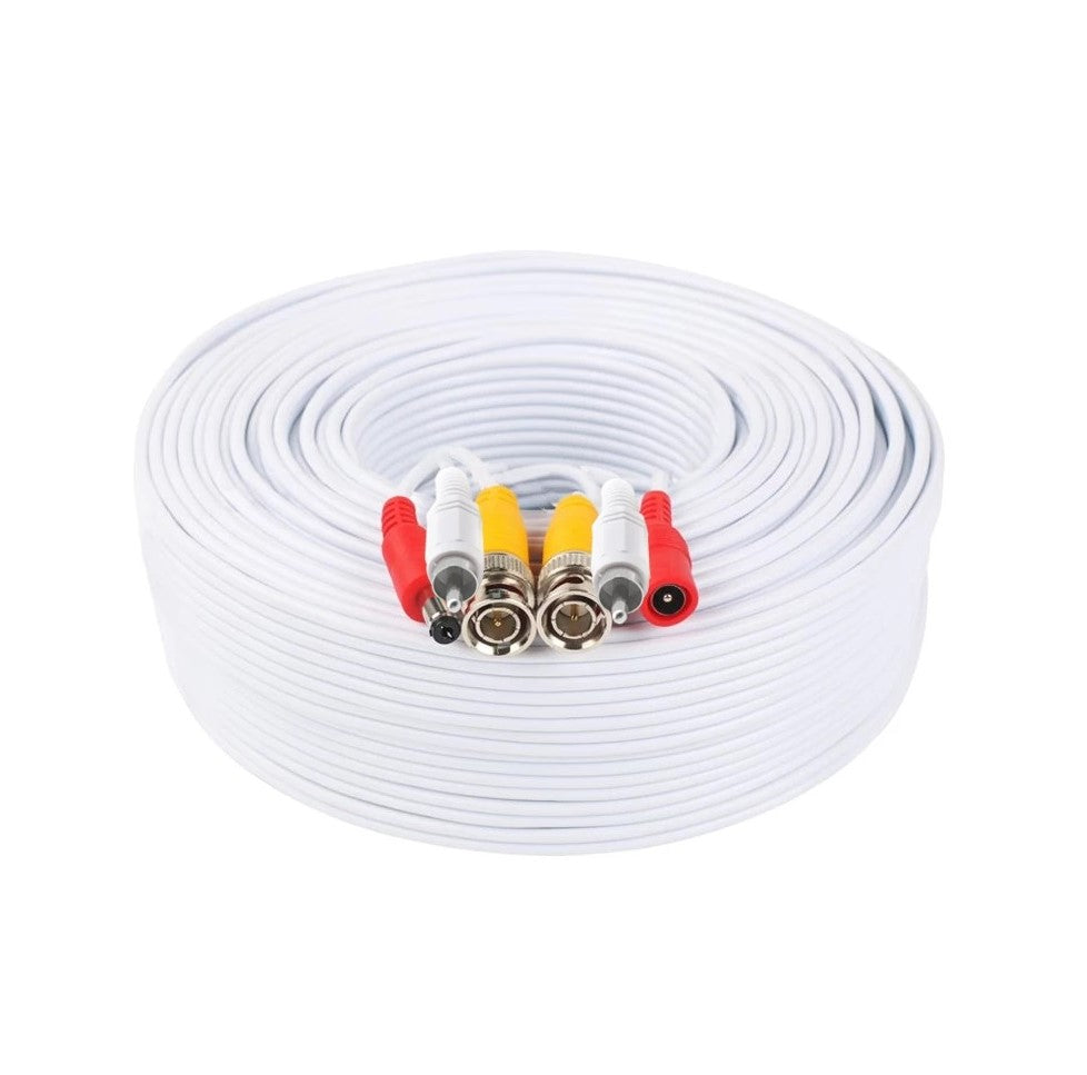 Cavo Da 30 Metri Per Telecamere Audio Video Ahd 1080P RCA BNC E Alimentazione