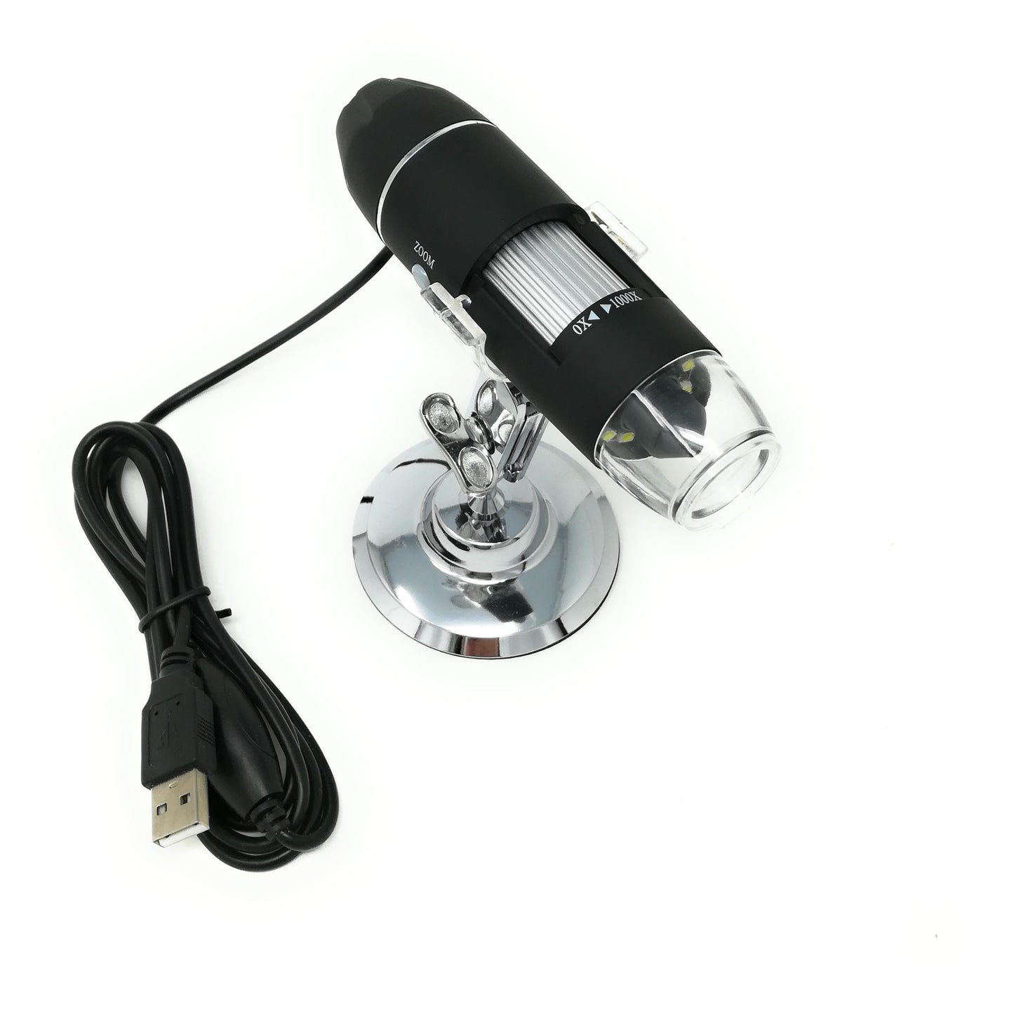 Microscopio Portatile Digitale 1000X Endoscopio Con Cavo Usb Camera 8 Led Pc