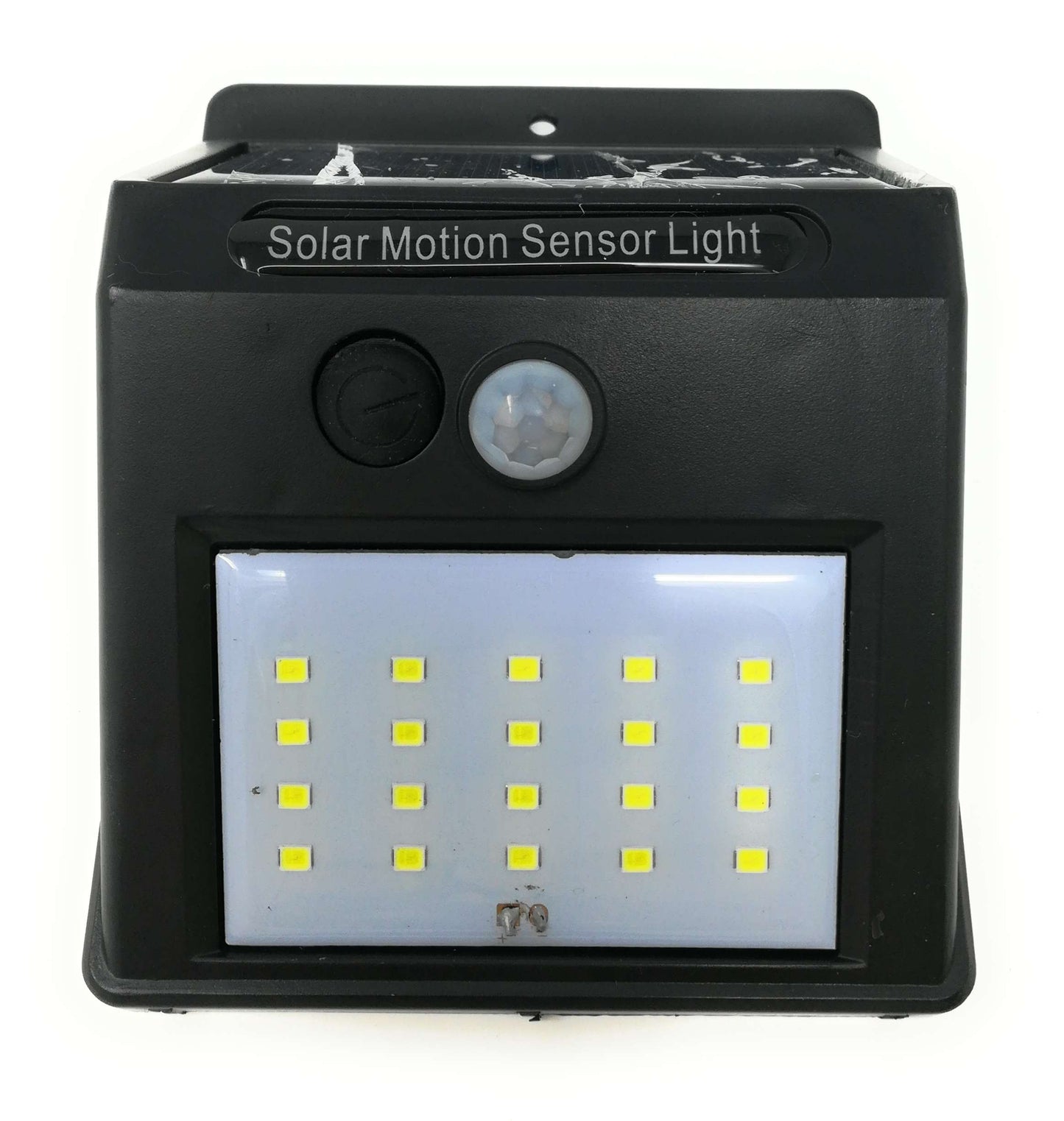 Faro Da 20 Led Con Pannello Solare E Sensore Di Movimento Faretto Crepuscolare