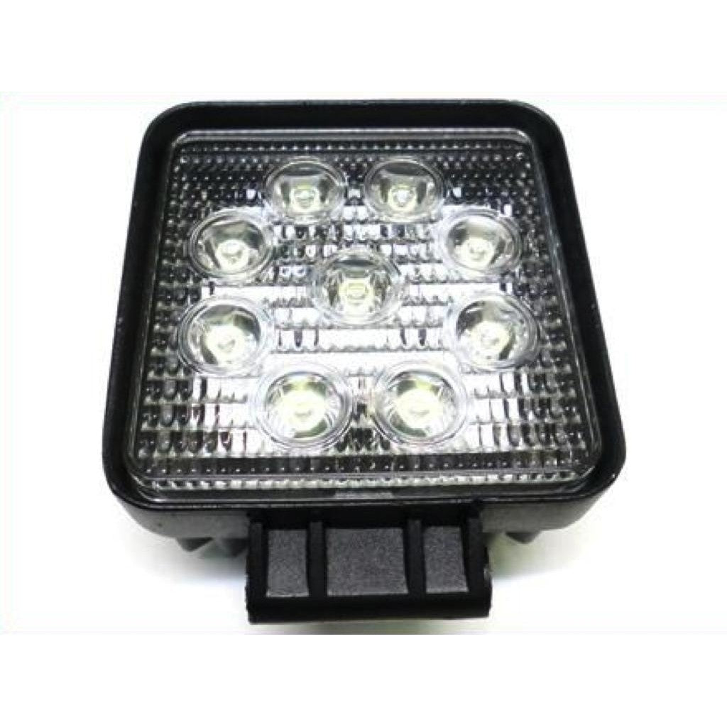 Faro 27W Quadrato Faretto Led Da Lavoro 9 Led Da 3W Di Profondità Auto Barca