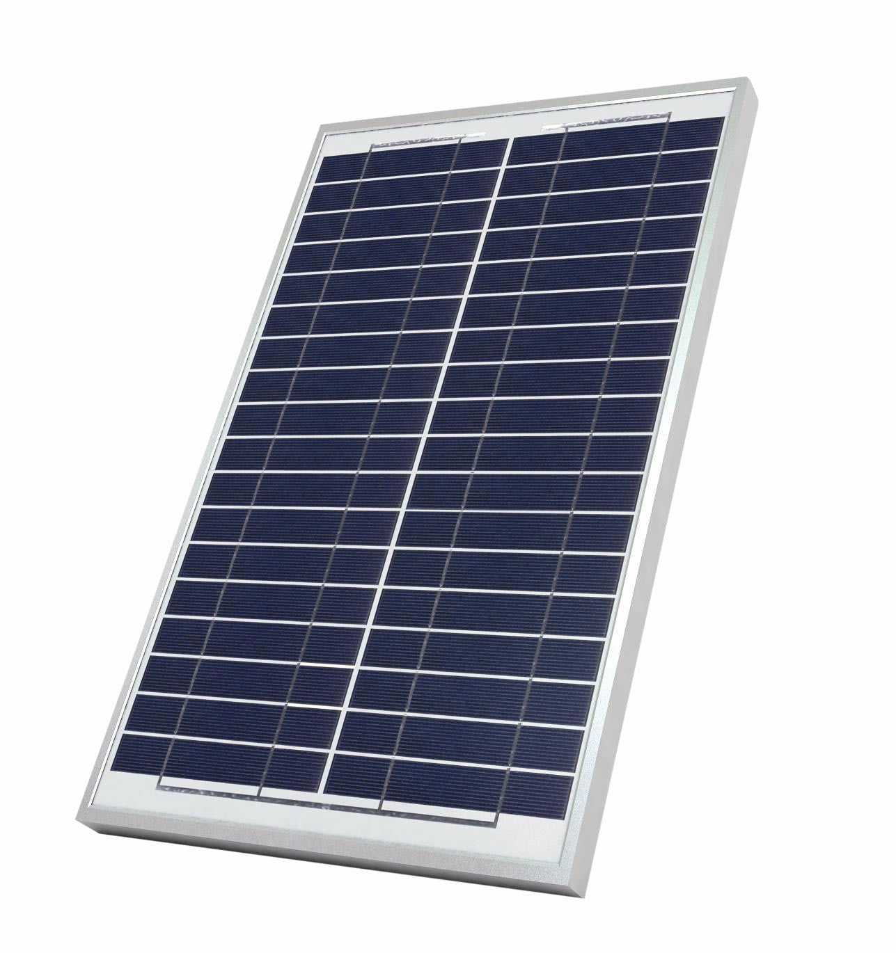 Pannello Solare Fotovoltaico Monocristallino Da 20W 21V Con Pinze A Morsa