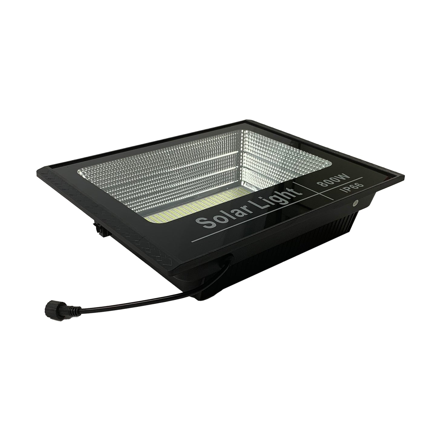 Faro 800W a Led con Pannello solare e Controllo da Remoto, Ideale da Esterni