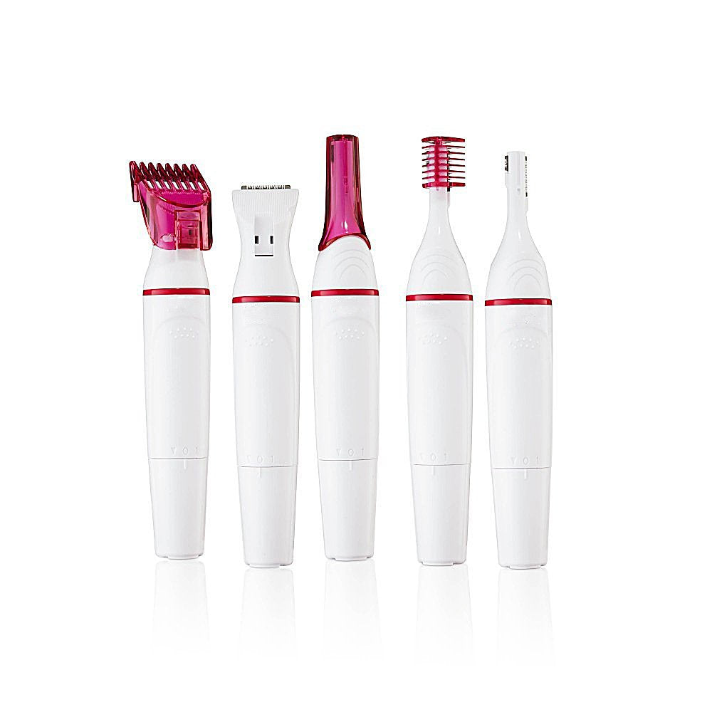 Rasoio Elettrico Viso Ascelle Bikini Precisione Rifinitura Sopracciglia Beauty