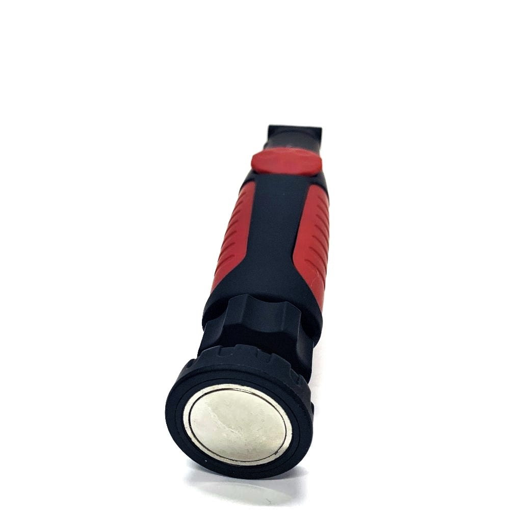 Torcia Led Ricaricabile Portatile Da Lavoro USB Pieghevole Con Base Magnetica