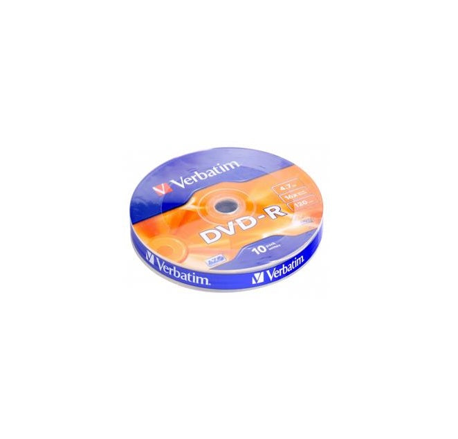 Dischi Verbatim DVD 120 MIN Datalife Protection 4,7 GB Confezione da 10 Pz