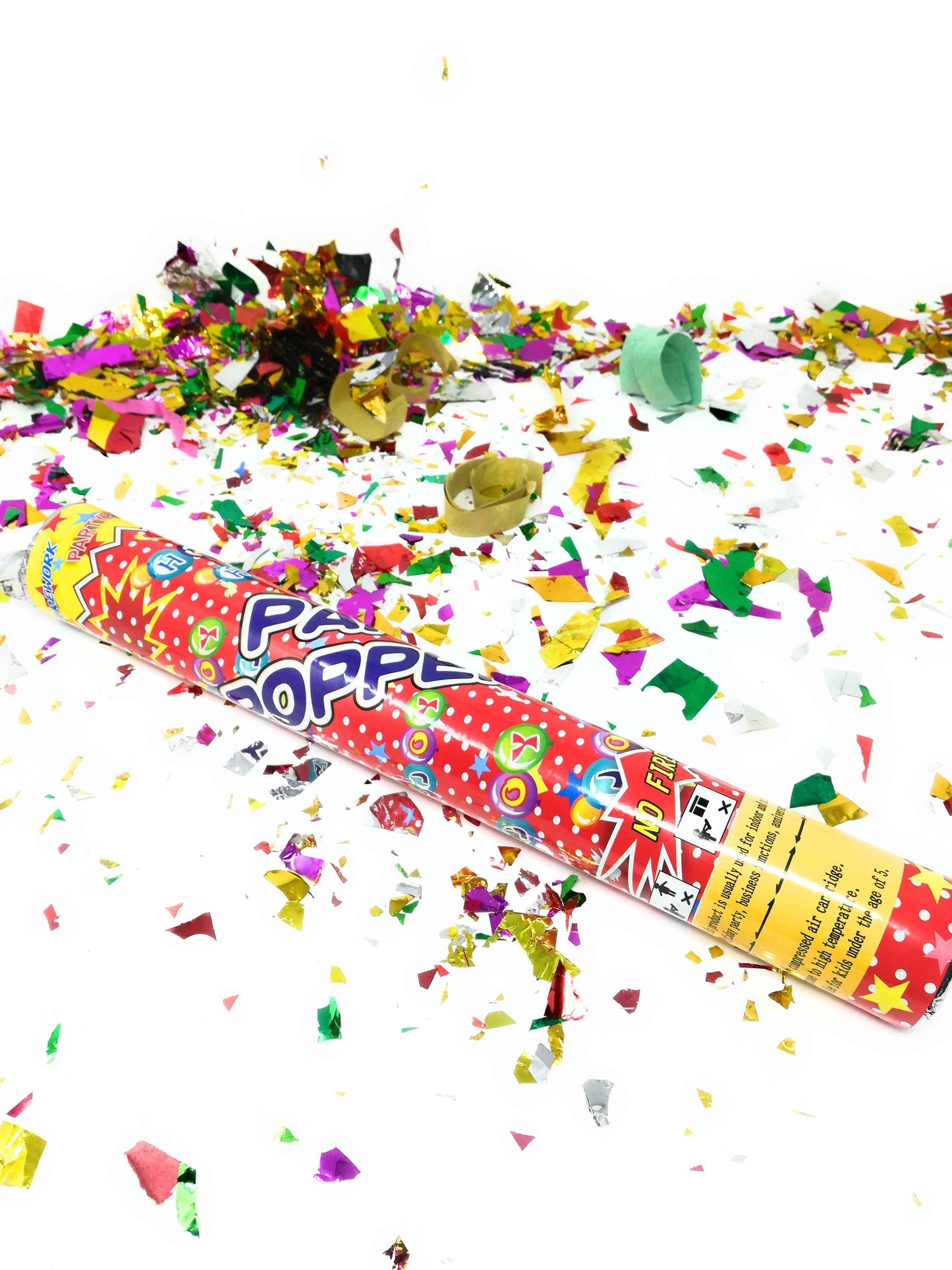 Tubo Cannone Spara Coriandoli Colorati Per Compleanni Feste Matrimoni Capodanno