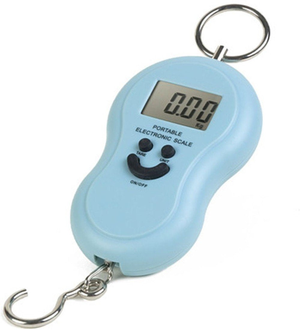 Bilancia Portatile Elettronica Professionale Con Gancio Pesca 40 Kg Per Valigia